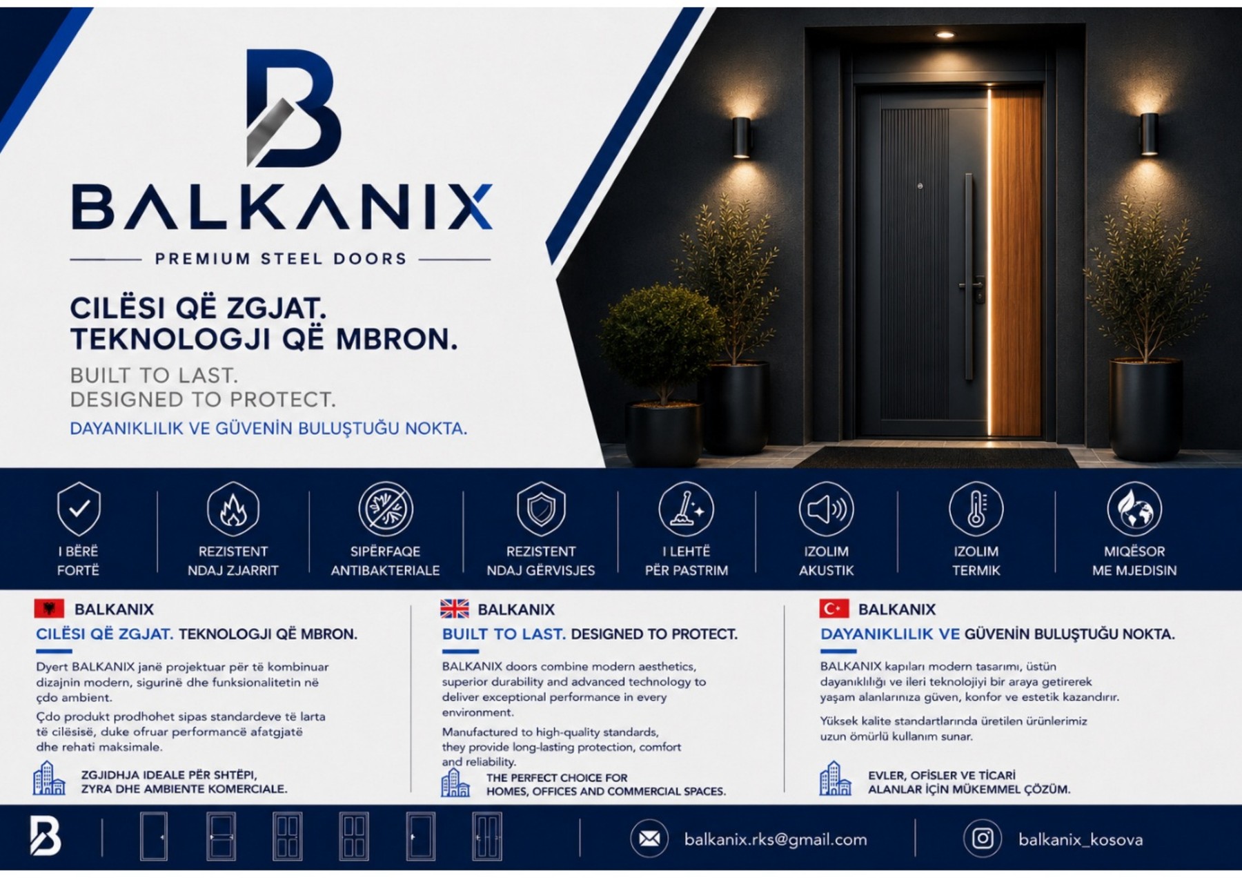 BALKANIX — Cilësi që Zgjat / Built to Last / Dayanıklılık ve Güvenin Buluştuğu Nokta
